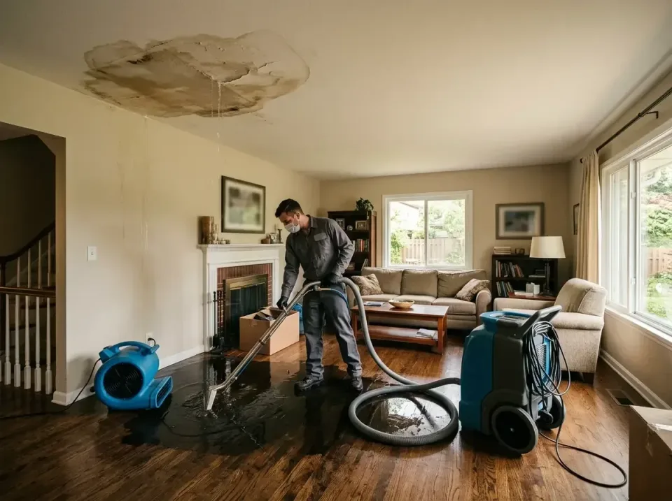 attic-pipe-burst-ceiling-drip-008 — frequently asked questions, Water Damage Restoration & Carpet Care in Plymouth, PA